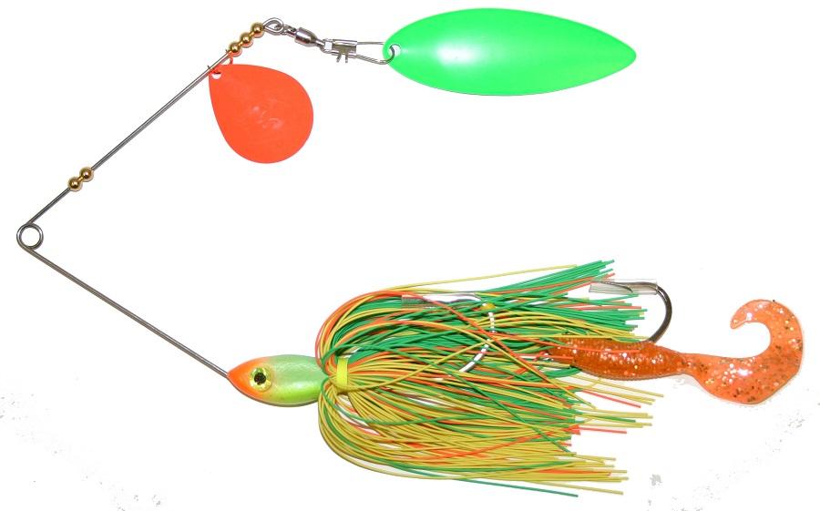 Acebaits Ace Tandem Original Spinnerbait - Premium Fishing Lure for Bass, Walleye & Pike - Perfect for Freshwater & Saltwater Fishing Adventures