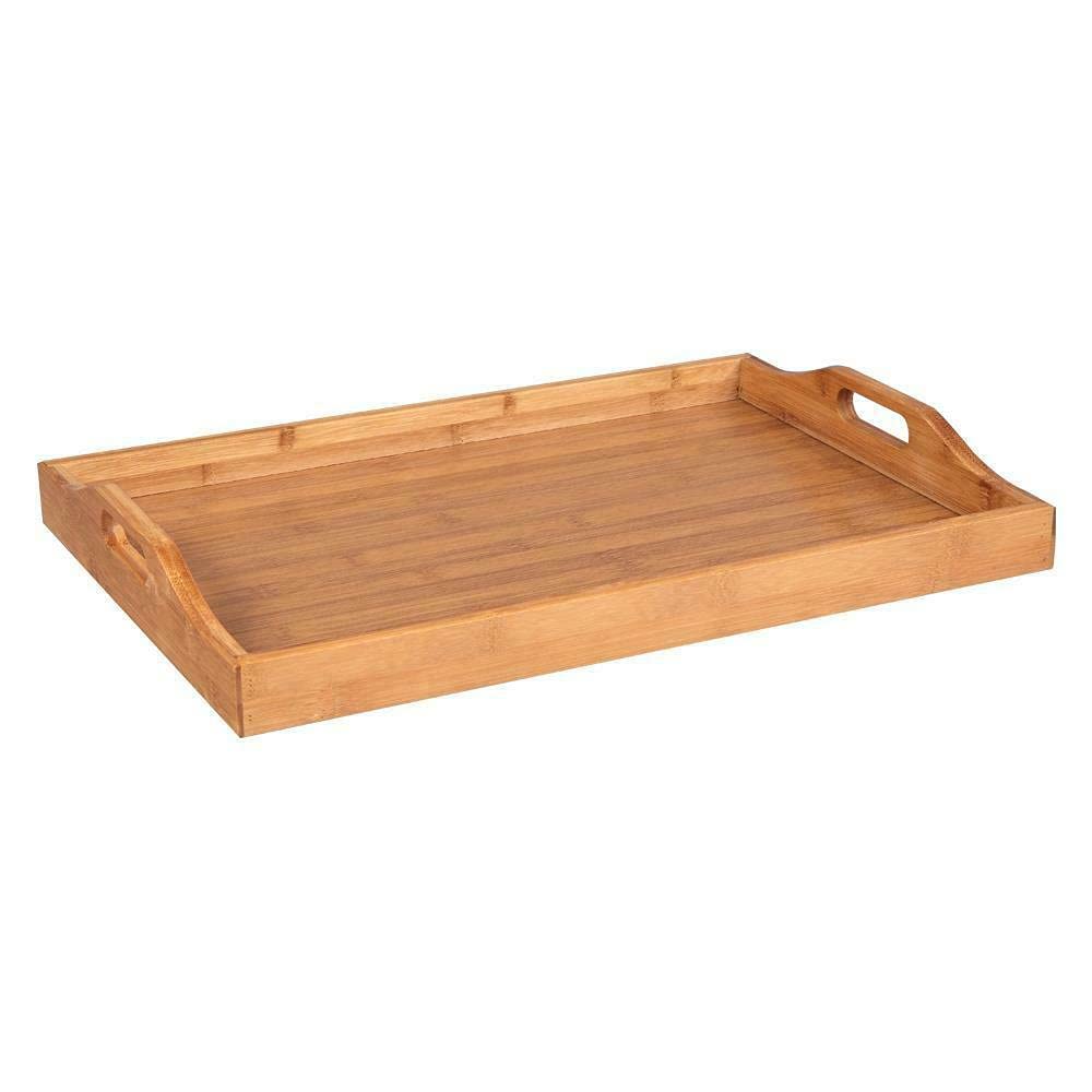 3pcs Bamboo Breakfast Tray - Bed & Laptop Desk for Dining & Coffee