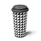 STARFRIT 16oz Ceramic Coffee Mug with Double Wall Insulation & Leak-Proof Lid - Keeps Drinks Hot/Cold for Hours - Perfect for Home, Office & Travel (80670)