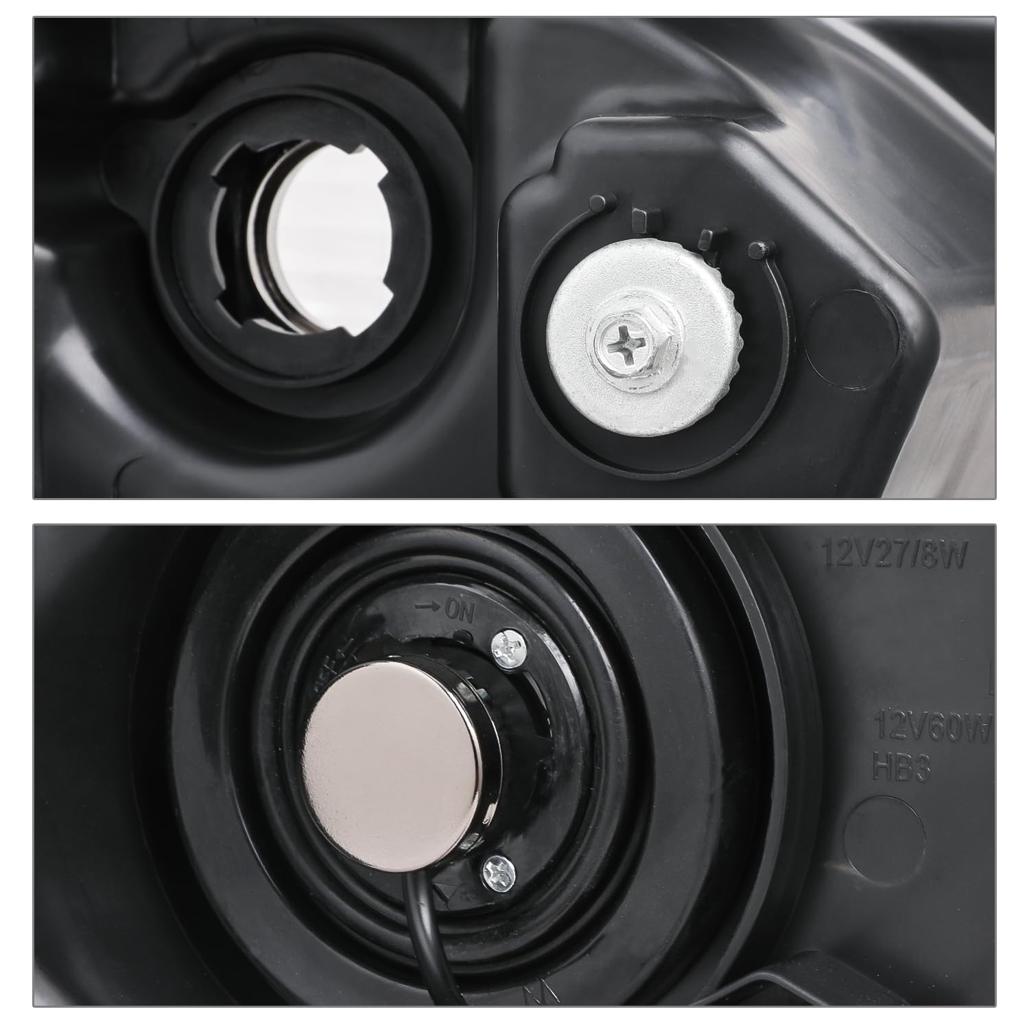 M-AUTO Black LED Headlights for 07-13 Tundra, 08-17 Sequoia - Upgrade Your Night Driving