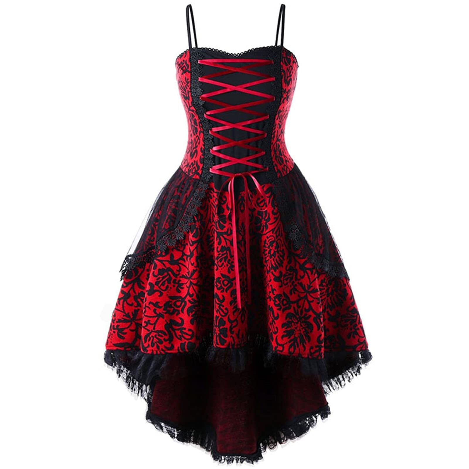 Elegant Renaissance Dress for Women - Poofy Prom & Masquerade Ball Gown - Regency Style Punk Clothing for Parties, Cosplay & Historical Reenactments