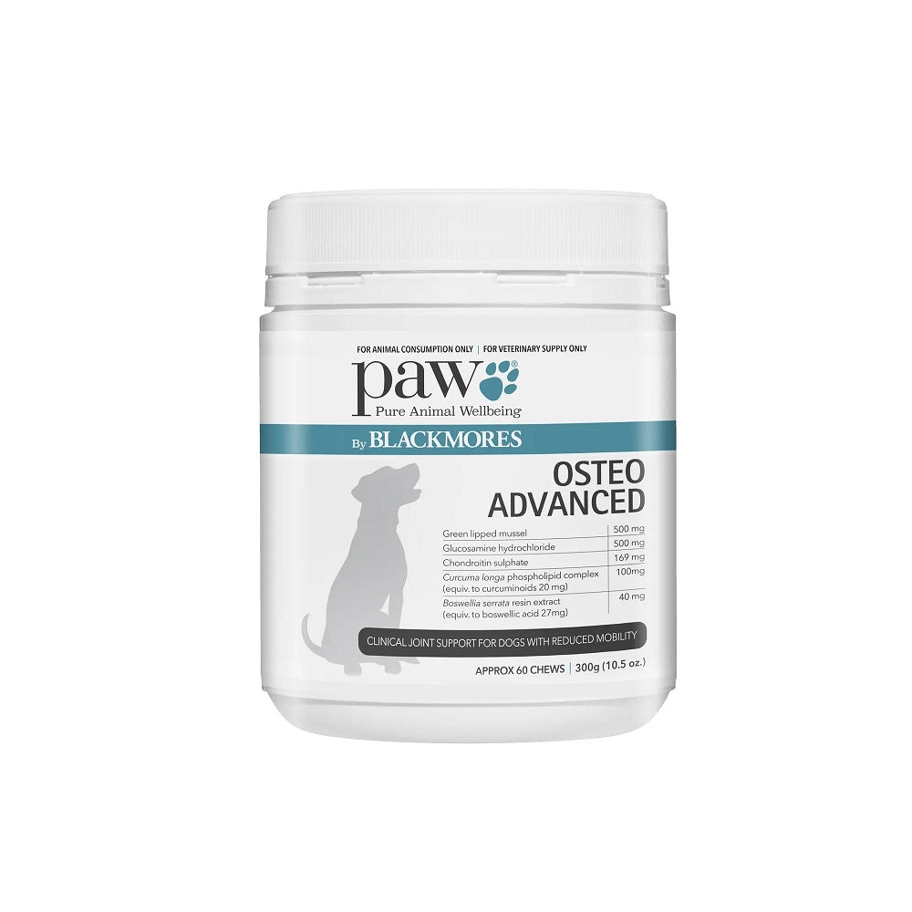 Paw Osteovanced Clinical Joint Support for Dogs - Advanced Hip & Joint Supplement for Senior & Active Dogs - Supports Mobility & Comfort for Daily Walks & Playtime