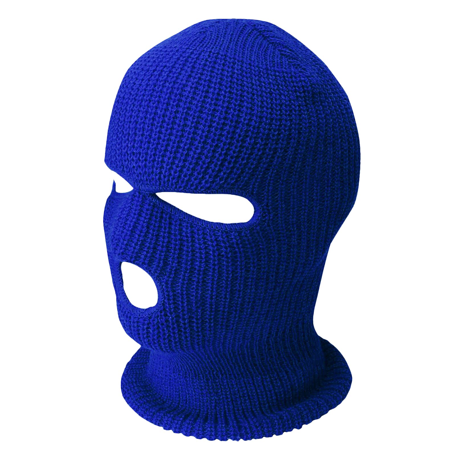 Winter Ski Mask - Warm 3-Hole Knitted Balaclava for Men & Women | Windproof Face Cover for Skiing, Snowboarding & Outdoor Sports | Fashionable Full Face Protection for Cold Weather Activities