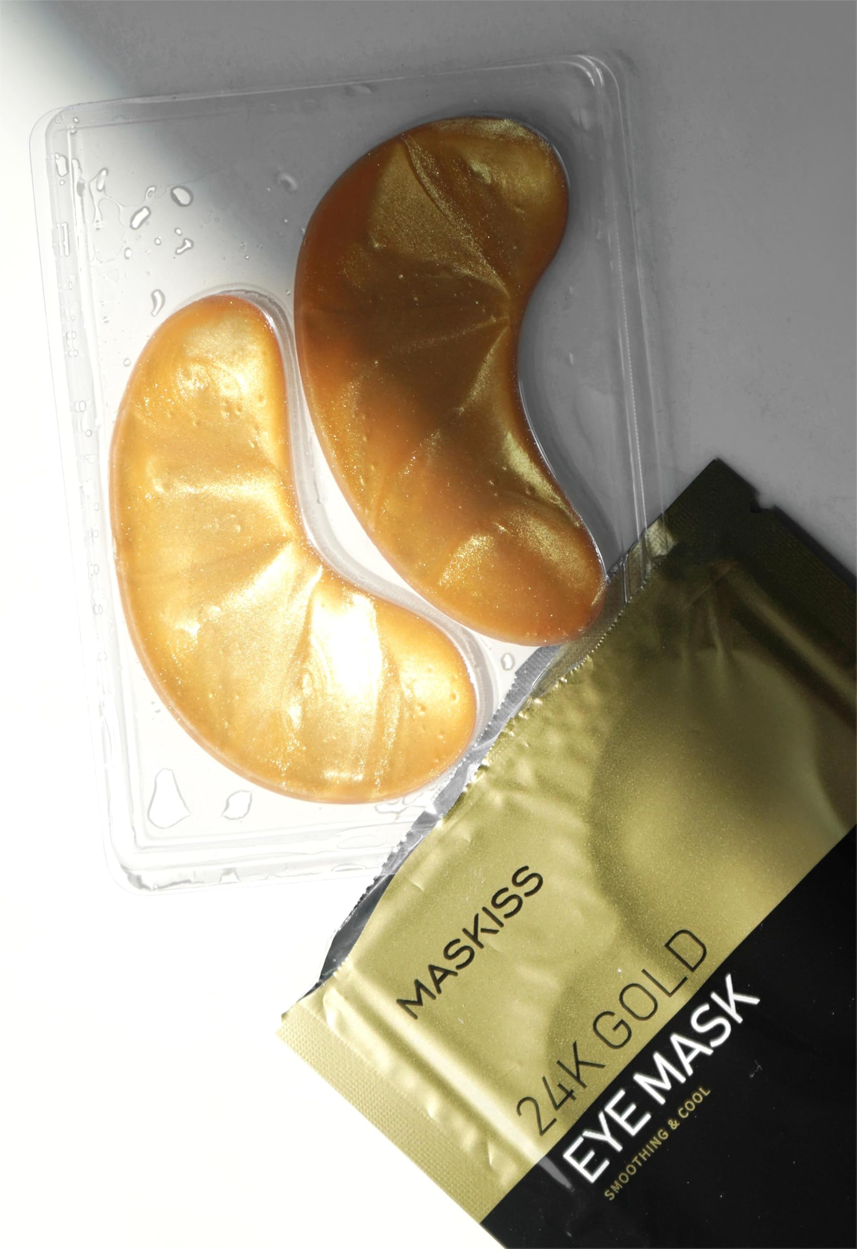 24K Gold Under Eye Patches (25 Pairs) - Anti-Puffiness & Dark Circle Treatment with Collagen - Hydrating Eye Masks for Skin Care - Perfect for Morning Routine & Travel Skincare