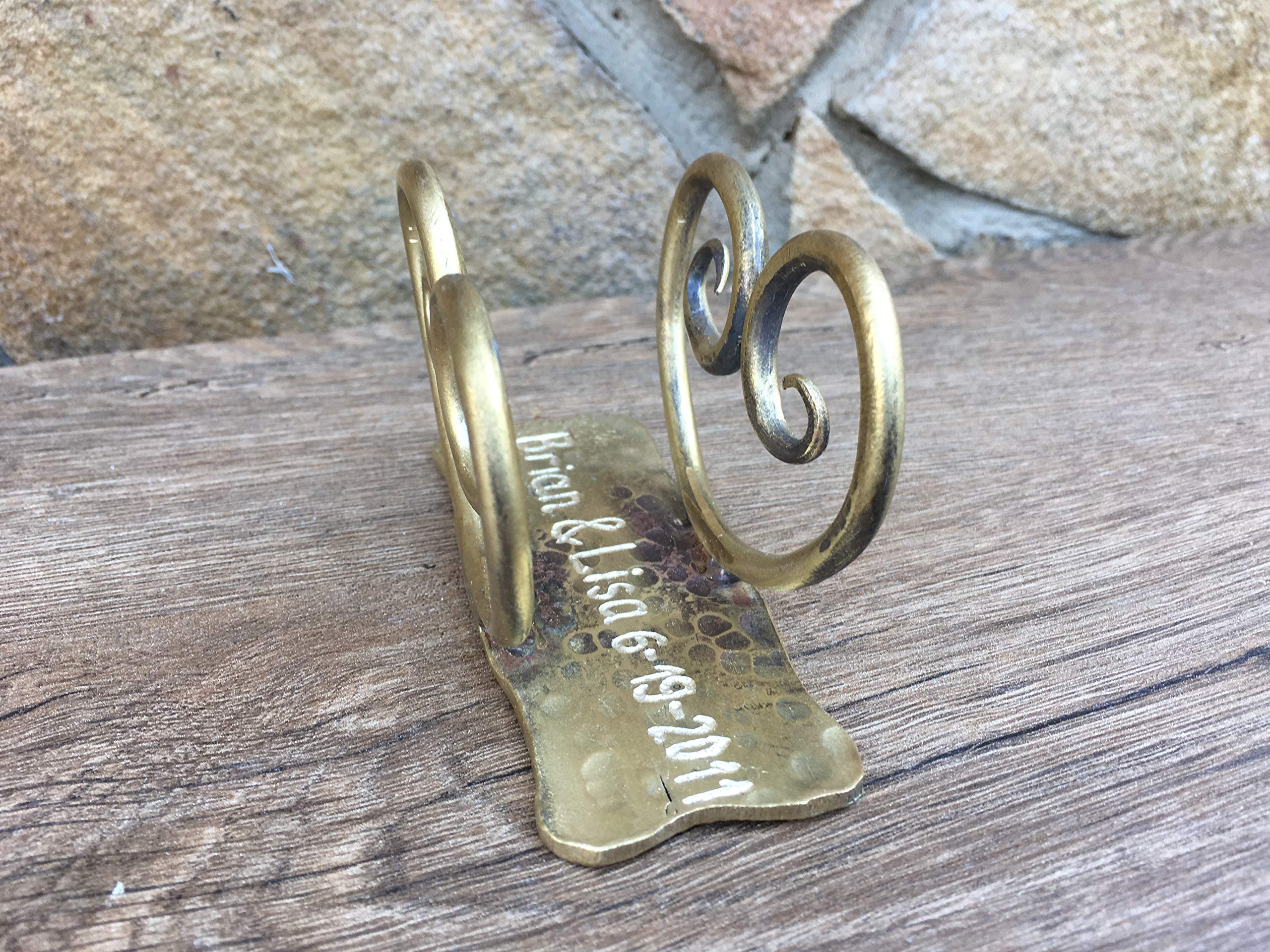 Personalized Bronze Anniversary Gift - Custom Engraved Bronze Keepsake for 8th Year Wedding Anniversary - Perfect for Couples, Romantic Gifts & Special Occasions