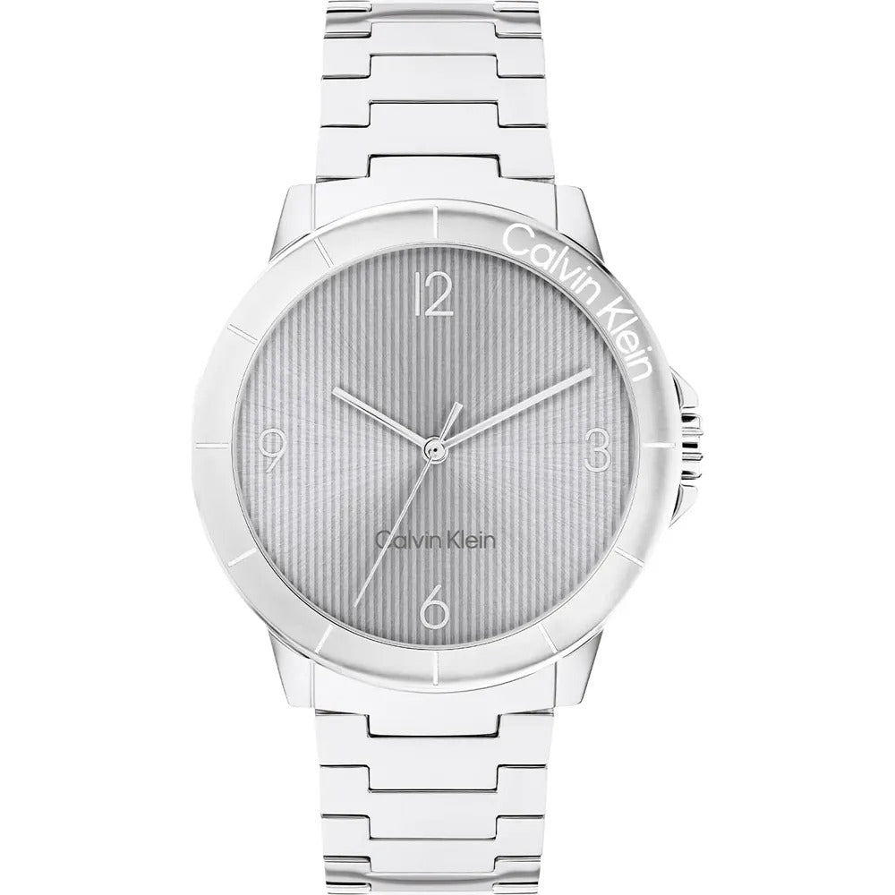 CALVIN KLEIN Vivacious Silver-Tone Stainless Steel Watch 25100022 for Women - Elegant Dress Watch for Office, Party & Everyday Wear