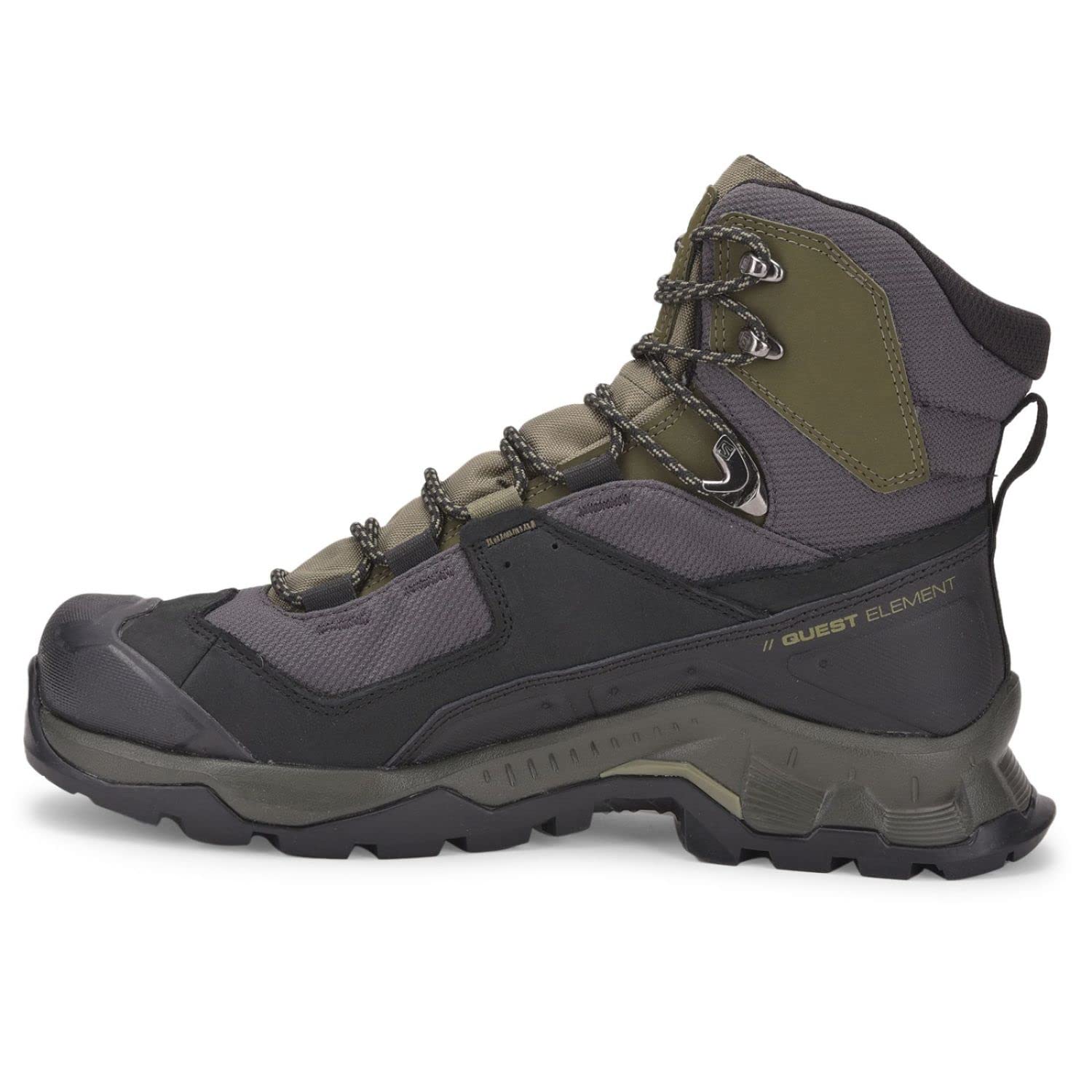 Salomon Men's Quest Element Gore-TEX Waterproof Hiking Boots - Lightweight & Durable Outdoor Shoes for Trail Walking, Camping & Mountain Trekking