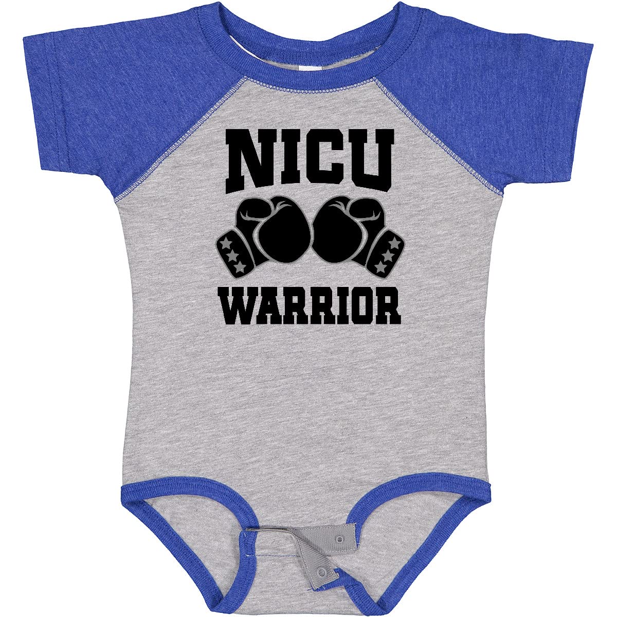 Inktastic NICU Warrior Baby Boy Onesie - Cute & Comfortable Infant Bodysuit for Newborns - Perfect for NICU Graduation, Baby Showers & Hospital Photos
