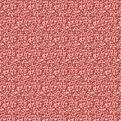 Tilda Winter 130149 Brie Red Scrapbook Paper - Perfect for DIY Scrapbooking, Card Making, and Holiday Craft Projects