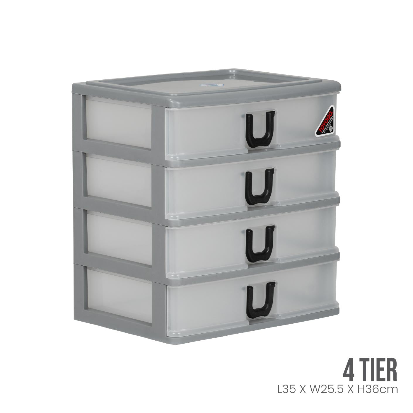 4-Tier A4 File Drawer Organizer for College & Office - Perfect for Documents, Papers, and School Supplies Storage