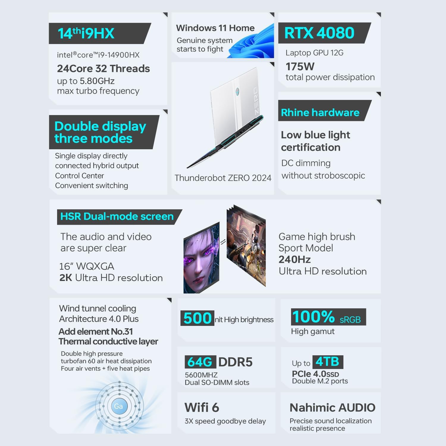 WEELIAO Thunderobot Zero Gaming Laptop - 16