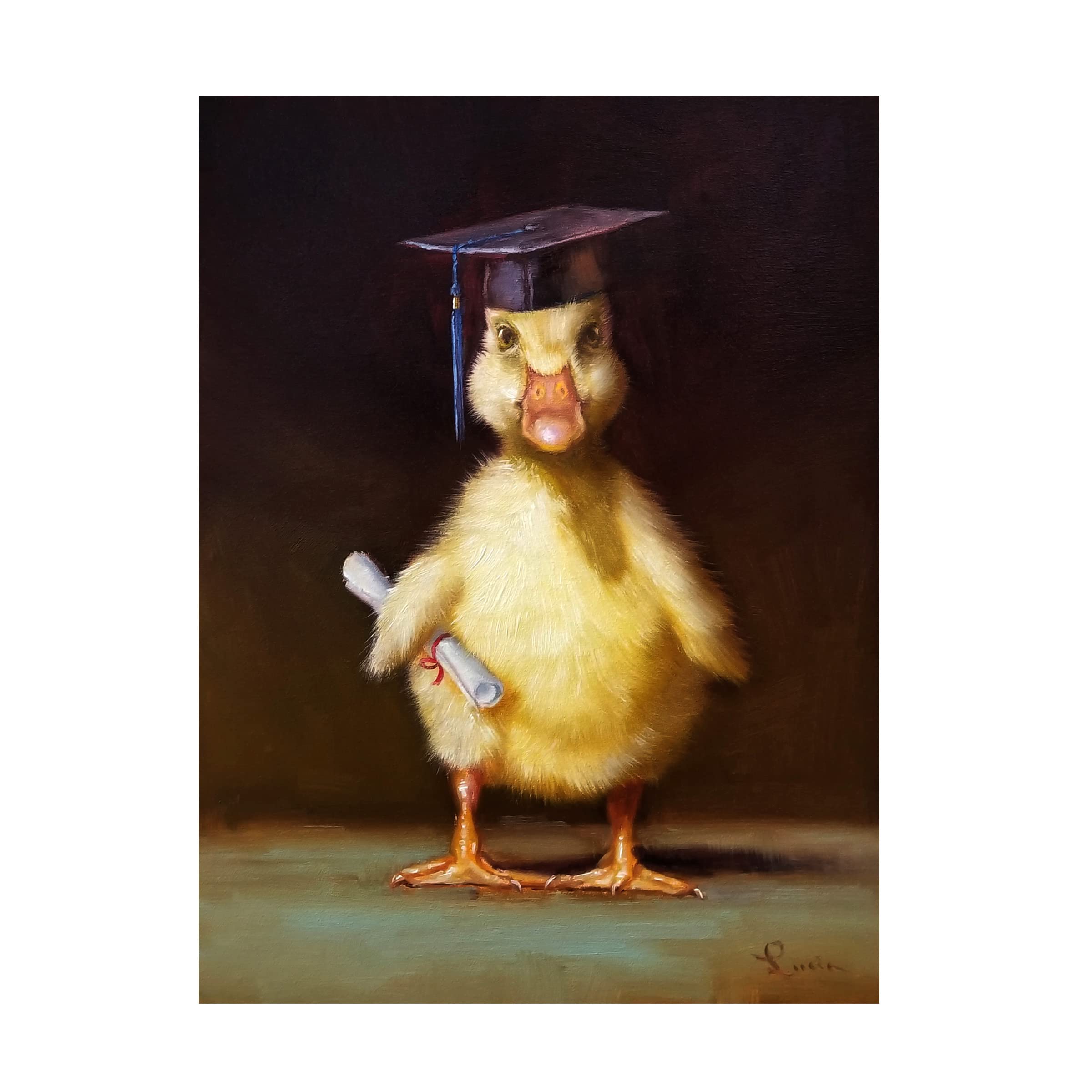 Lucia Heffernan 'The Graduate' Canvas Art Print - Modern Home Decor for Living Room, Bedroom & Office Wall Art