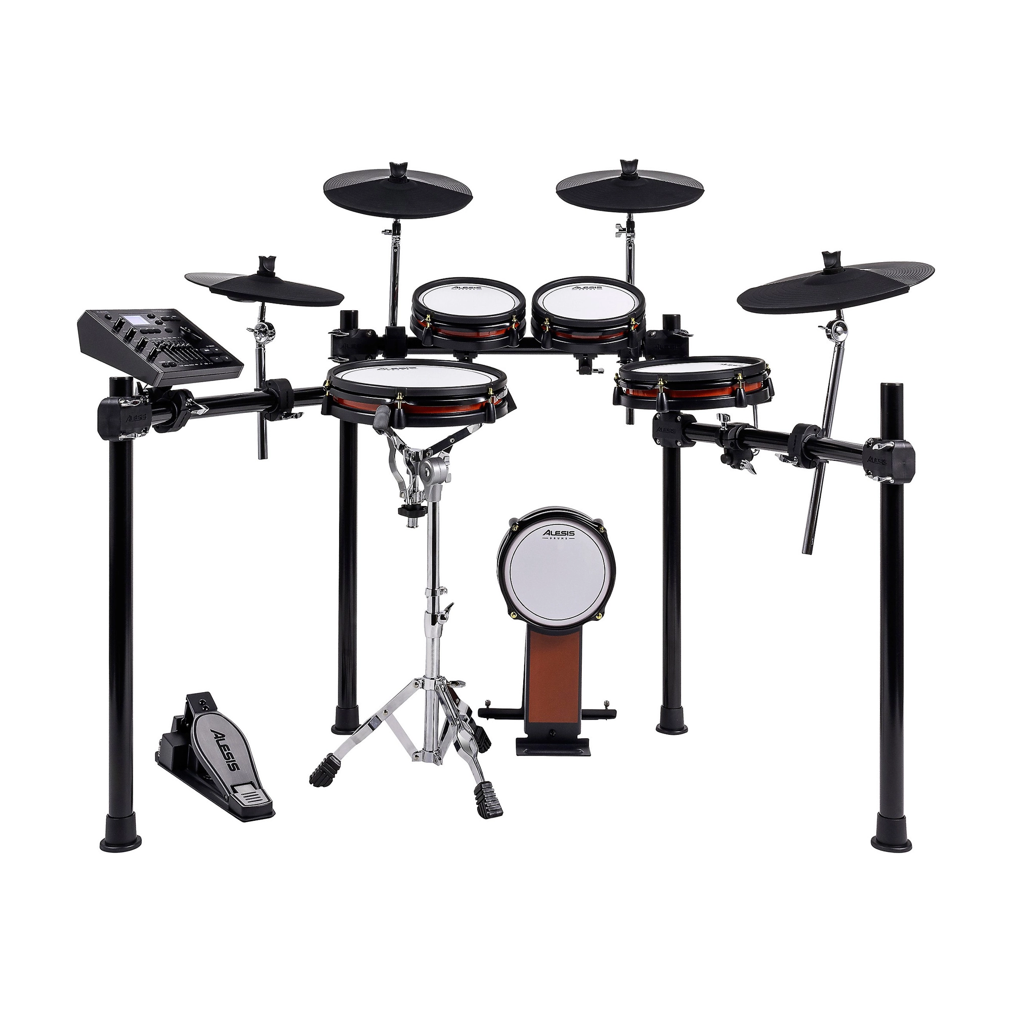 Alesis Crimson III Electronic Drum Kit - Professional Mesh Head Drum Set with Bluetooth, USB, and 300+ Sounds - Perfect for Home Studio, Live Performance, and Drum Practice