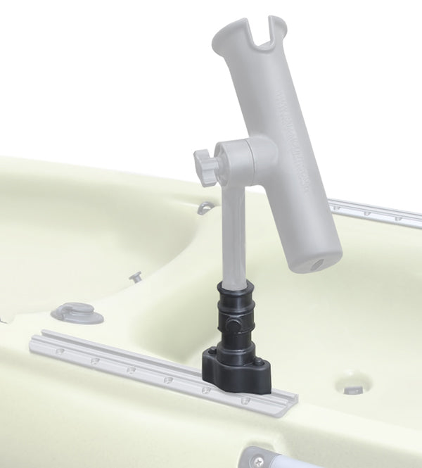 RAM Mounts RAP-383-AAPU Quick Release Track Base for Secure Device Mounting - Perfect for Cars, Trucks, and Work Vehicles