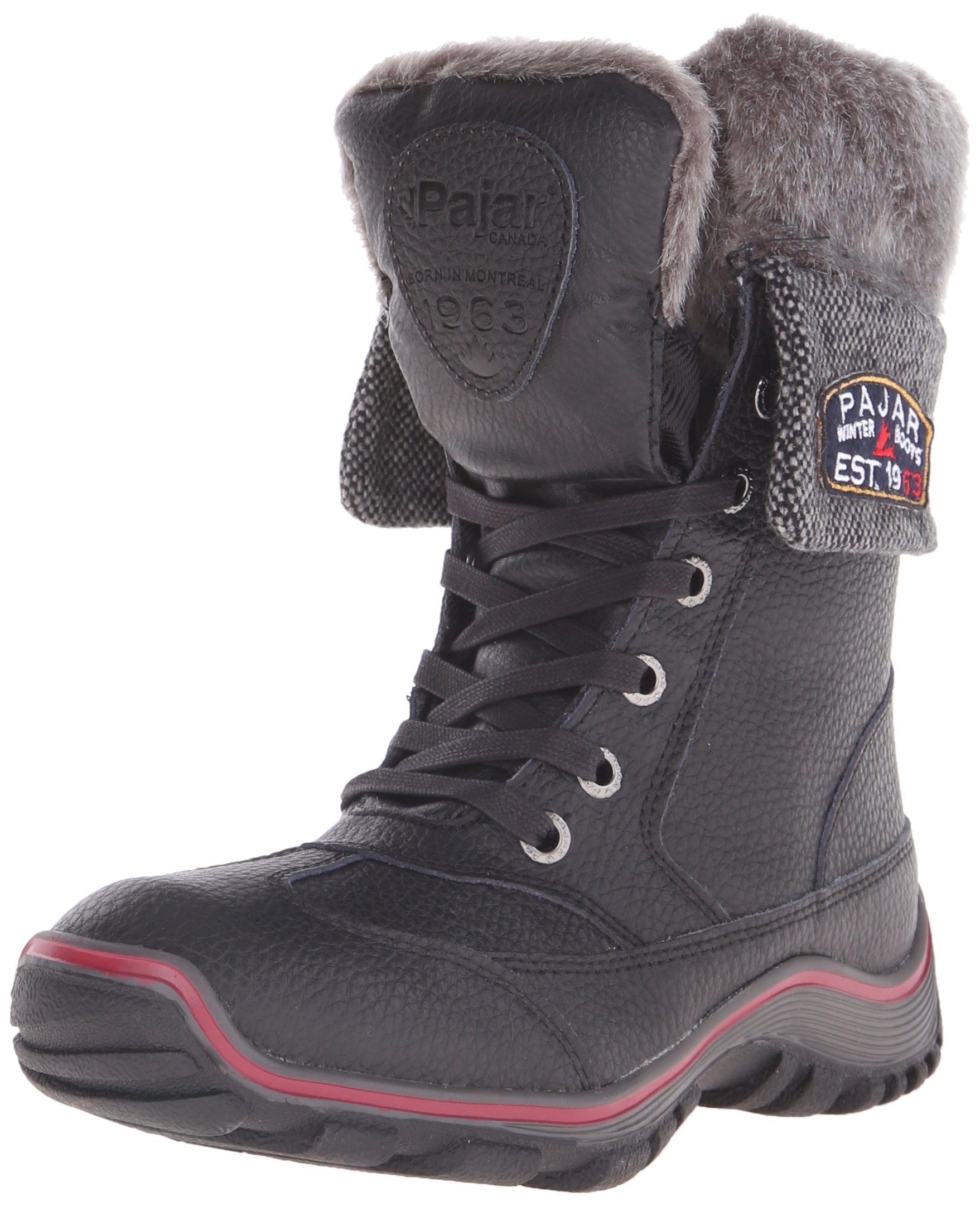 Pajar Women's Alice Boot - Waterproof Winter Snow Boots with Fur Lining, Slip-Resistant Sole for Cold Weather & Outdoor Activities