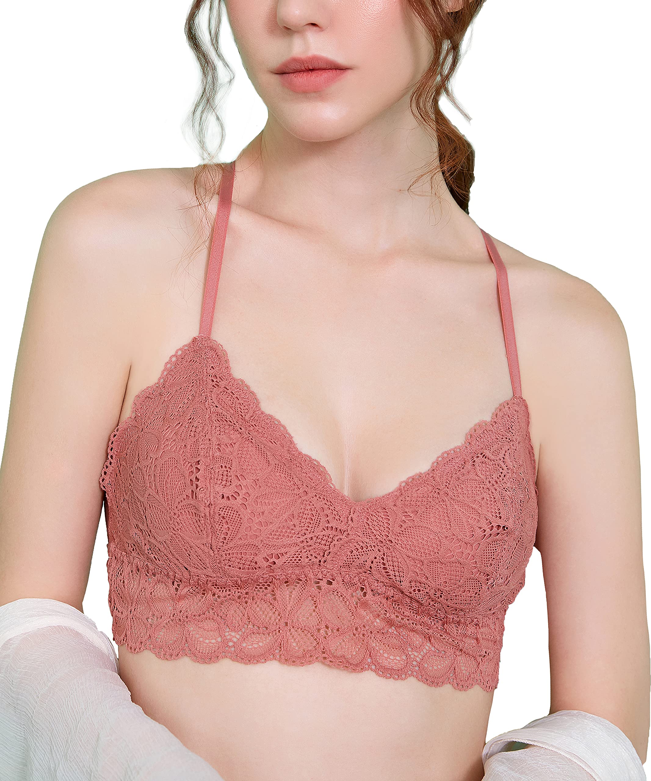 Wirefree Lace Bralette - Soft & Breathable for Everyday Comfort