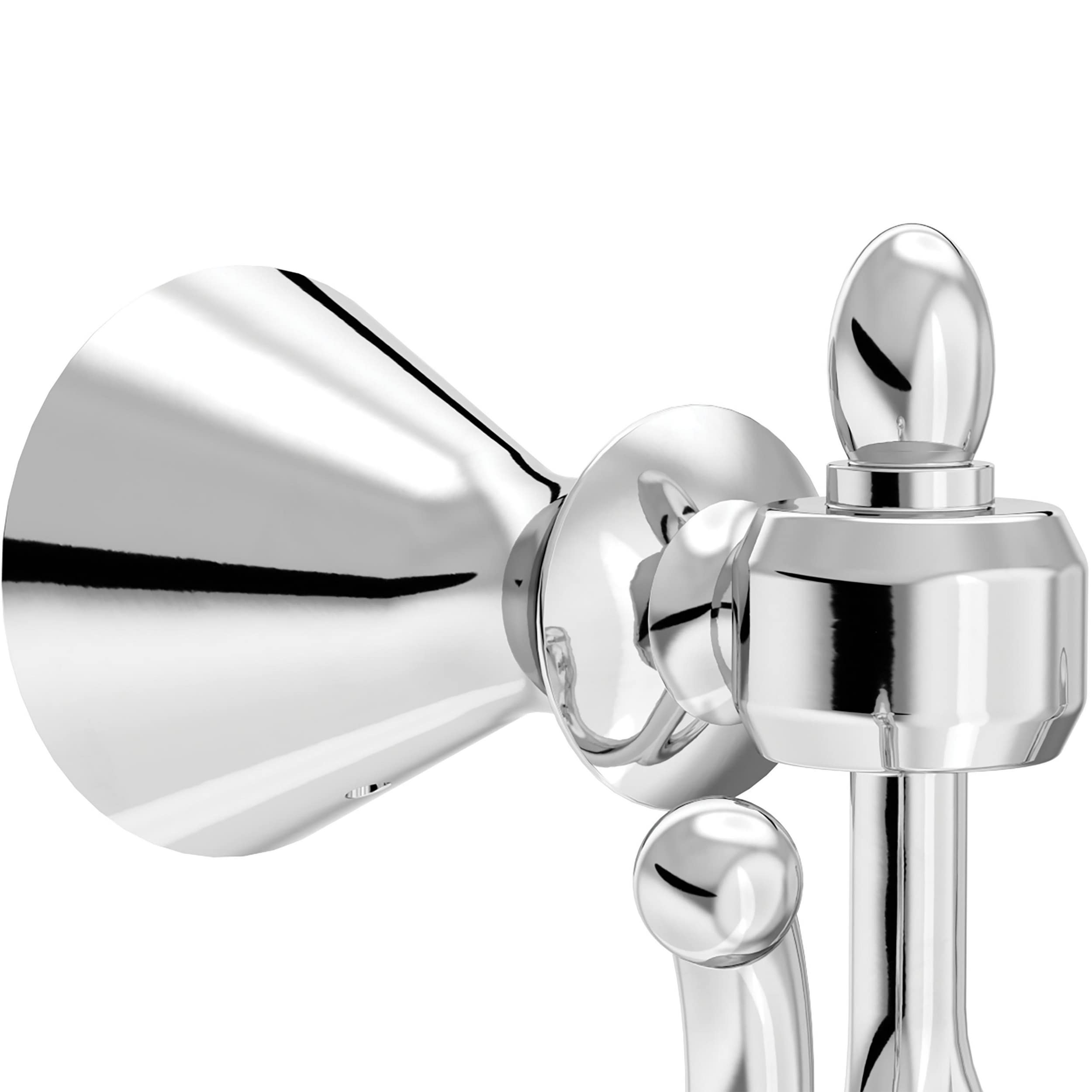 Delta Vessona 1-Pack Polished Chrome Double Towel Hook - Wall Mounted Bathroom & Kitchen Accessory for Robes, Hand Towels - Perfect for Bathrooms, Showers, Spas and Laundry Rooms (VES35-PC)