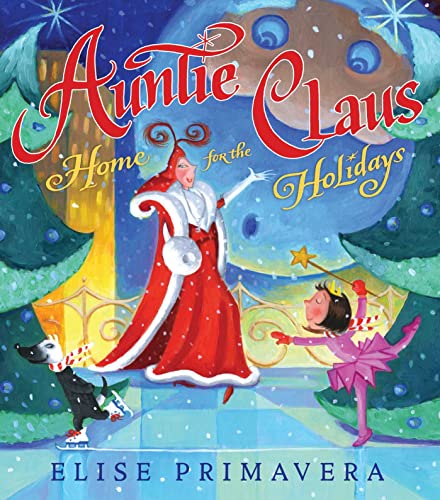 Auntie Claus - Festive Holiday Home Decor for Christmas | Cozy Seasonal Decorations for Living Room, Mantel & Tree