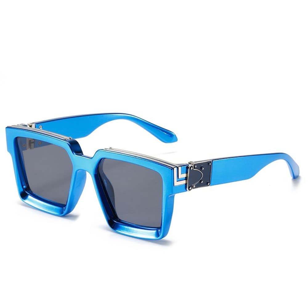 Steampunk Sunglasses for Men & Women - Luxury Designer Retro Square Anti-Glare Driving Glasses - Perfect for Outdoor Activities, Fashion Accessories, and UV Protection