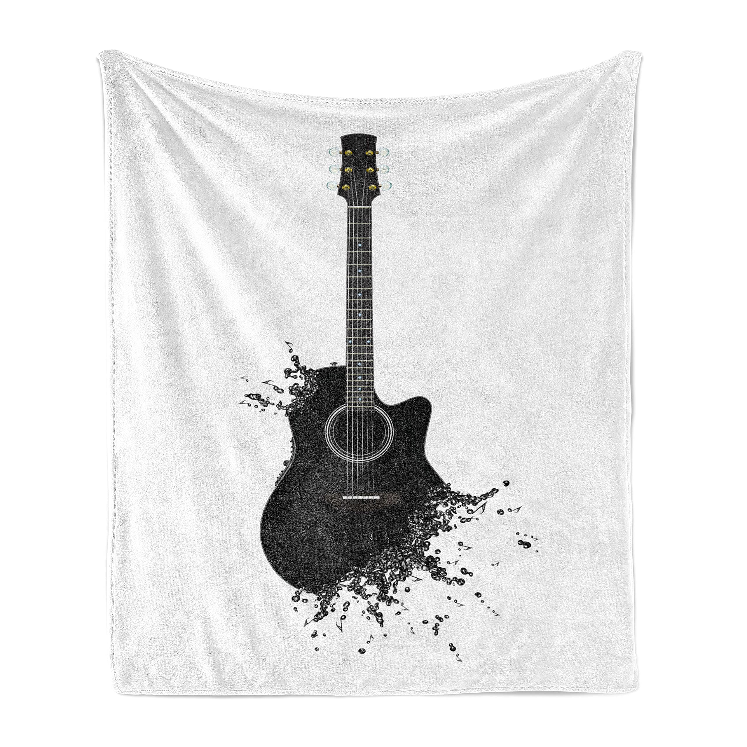 Ambesonne Guitar Throw Blanket - 60