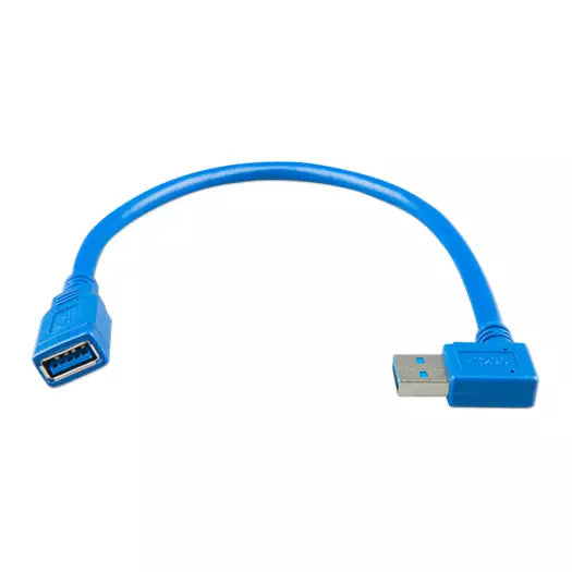 Victron USB Extension Cable 0.3m Right Angle Connector - High-Speed Data Sync for Smartphones, Tablets & Laptops | Perfect for Tight Spaces & Travel Accessories