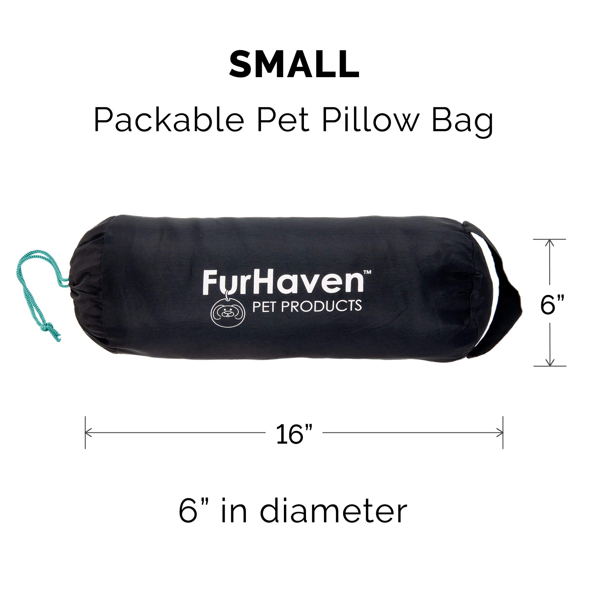 Furhaven Travel Dog Bed for Small Dogs - Washable, Foldable with Carry Bag - Perfect for Crates, Kennels & Outdoor Adventures
