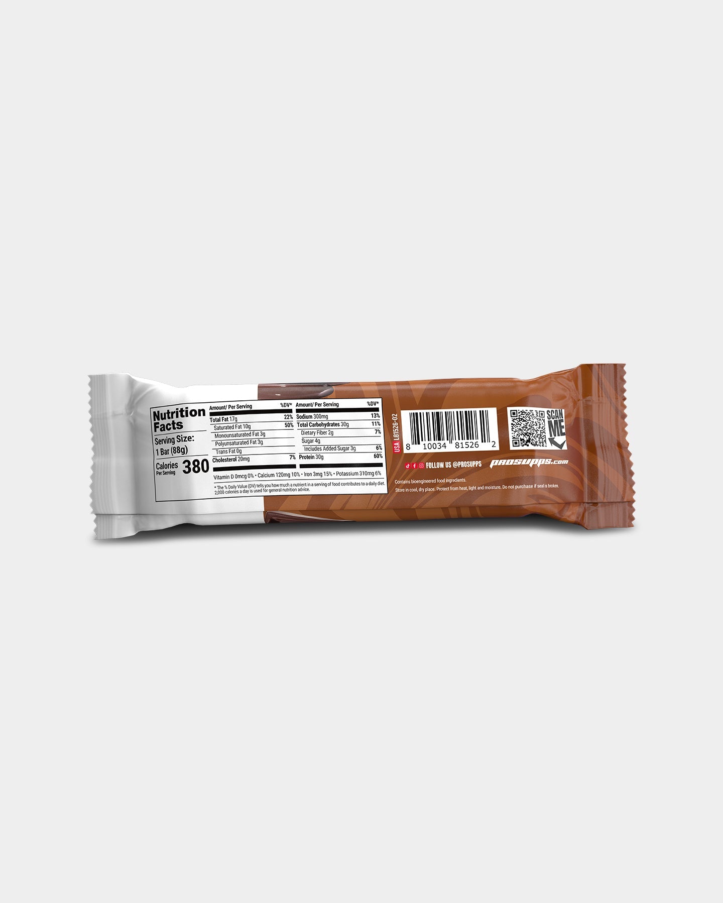 Pro Supps Mybar Protein Bars - 12 Count Pack | High Protein Snack for Workout Recovery, Energy Boost & On-the-Go Nutrition