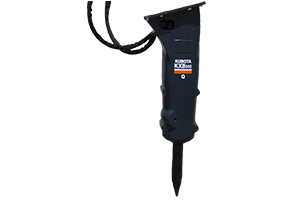 Kubota KXB860Q Hydraulic Breaker - Heavy Duty Demolition Hammer for Excavators, Construction & Road Work | Perfect for Breaking Concrete, Rocks & Asphalt