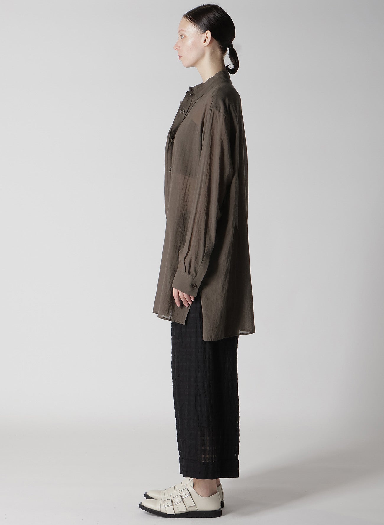 Soft Cotton Chiffon Right Front Double Layer Shirt for Women - Elegant & Breathable Blouse for Work, Date, and Casual Outfits
