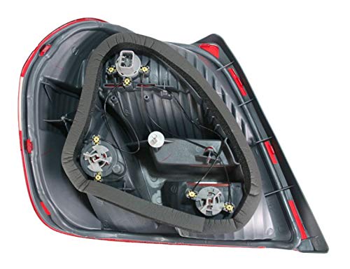Right Rear Tail Light Assembly Passenger Side Compatible with 2000-2002 Toyota Echo TO2801135 - Replacement Car Part for Improved Visibility & Safety at Night