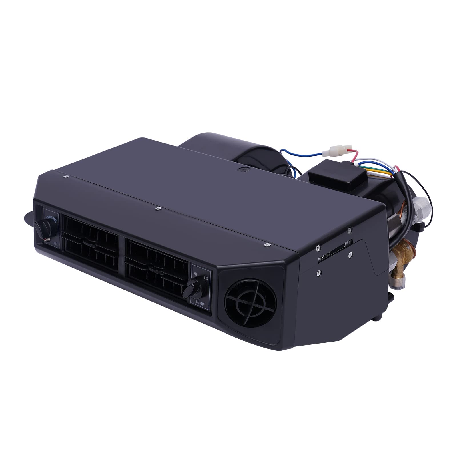 12V Universal Car Truck AC Evaporator Kit - Under Dash Heating & Cooling Unit with 3 Speed Settings | Perfect for Vehicle AC System Repair & Replacement | Ideal for Summer Driving Comfort and Winter Defrosting