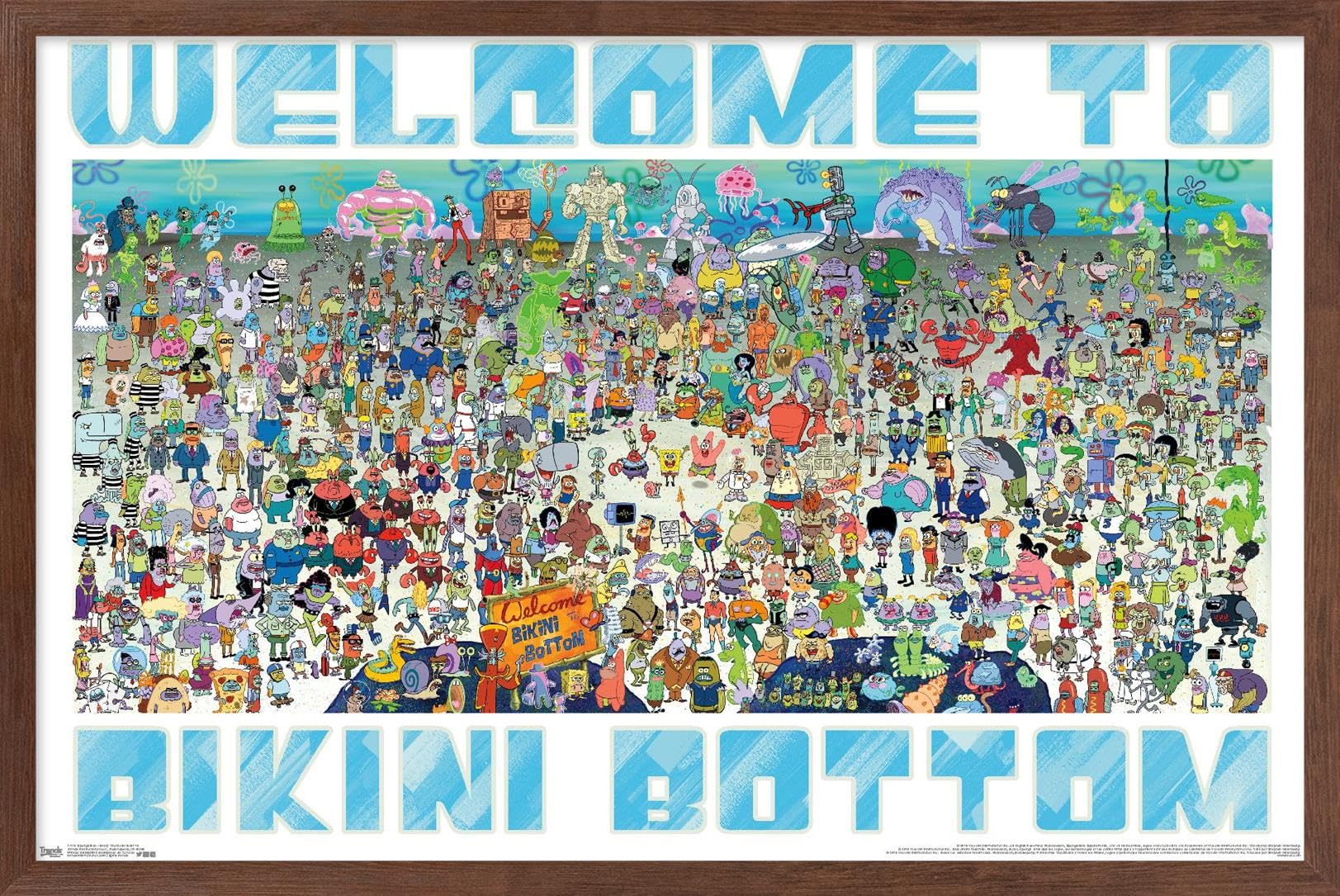 Trends International Nickelodeon SpongeBob SquarePants - Every Character Ever 19