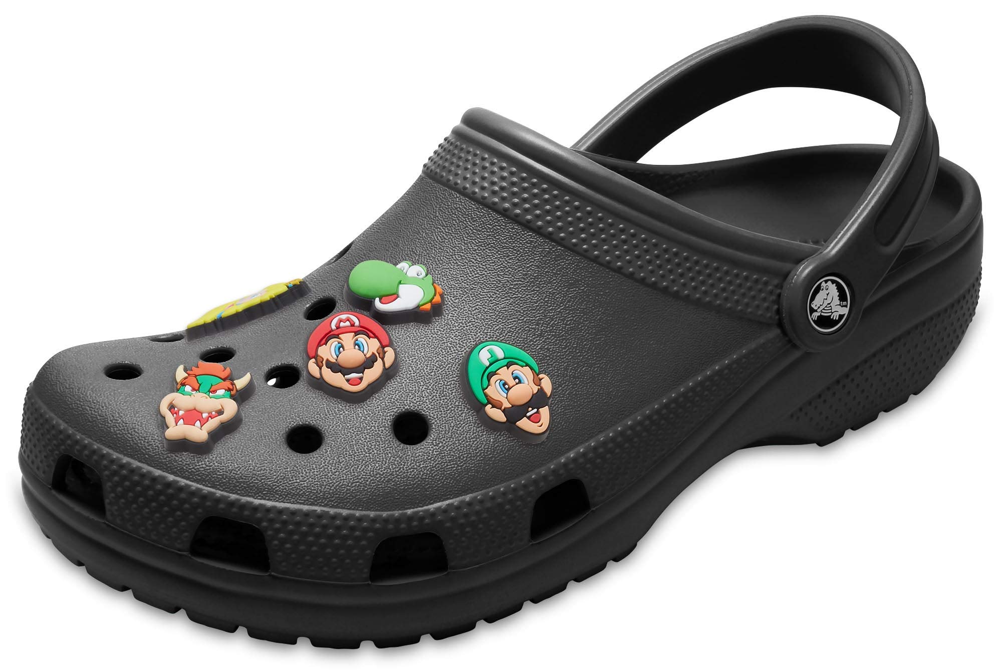 Comfortable Crocs Classic Clogs for Men & Women with 5-Pack Jibbitz Charms - Perfect for Casual Wear, Outdoor Activities & Home Use