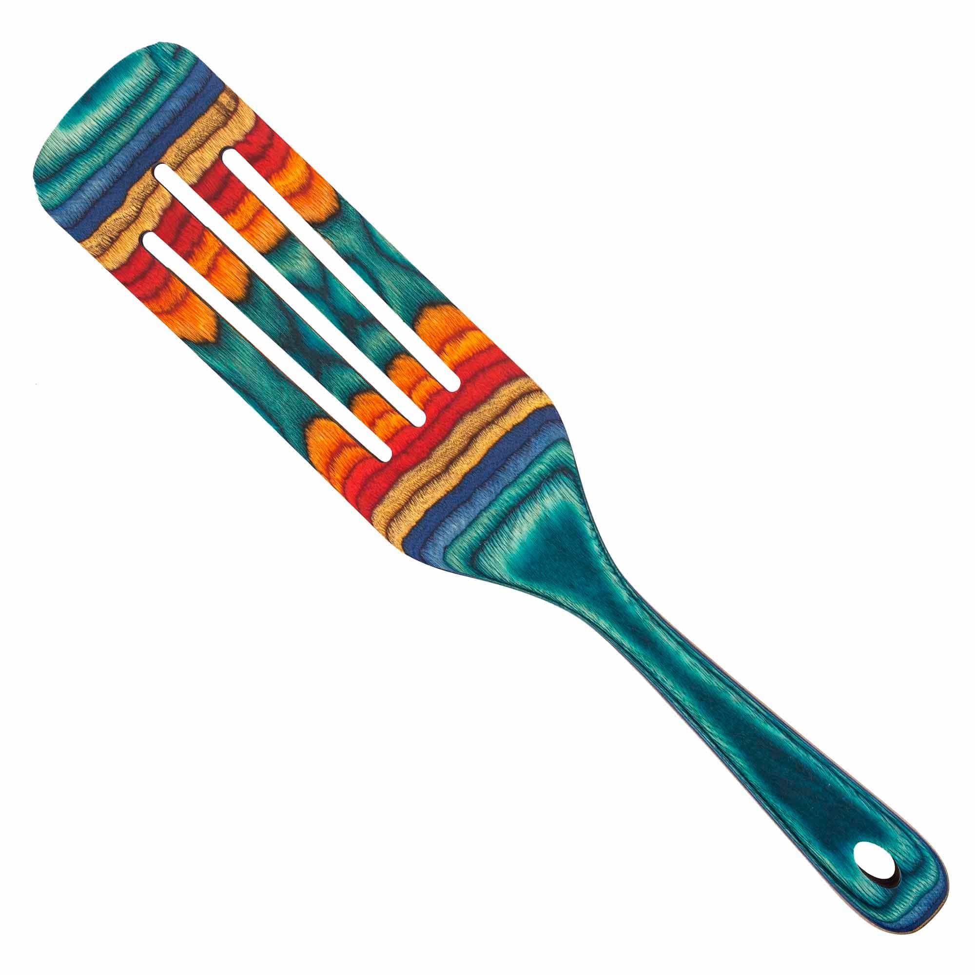 Baltique® Montego Bay Collection Spurtle - 13 Inch Wooden Stirring Tool for Cooking, Baking & Mixing - Perfect for Sauces, Soups & Pancakes