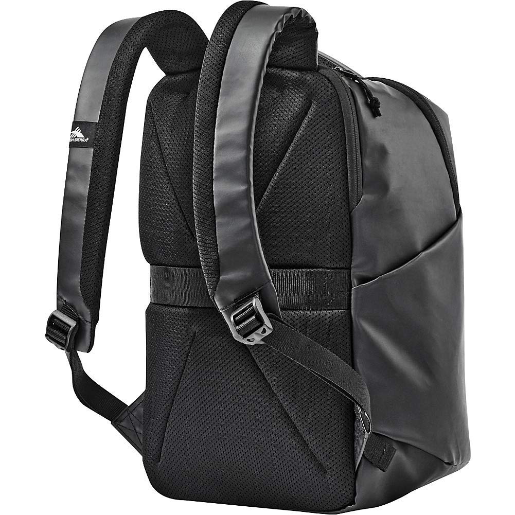 High Sierra Rossby Daypack - Lightweight Travel Laptop Backpack for Men & Women, 17 Inch Laptop Compartment, Durable Black Hiking Backpack for Work, School, College & Outdoor Adventures