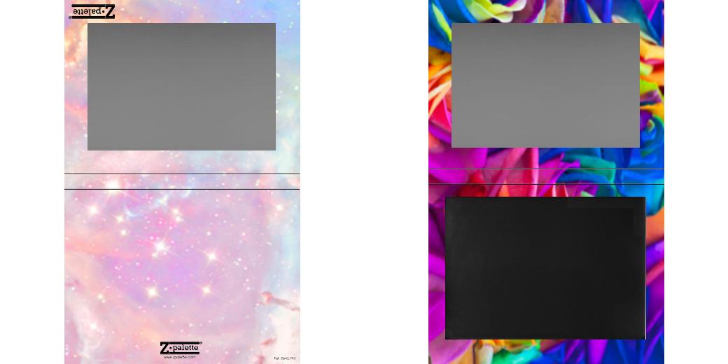 Custom Extra Large Z Palette - Magnetic Makeup Palette for Eyeshadows & Blush - Perfect for Professional Makeup Artists & Travel