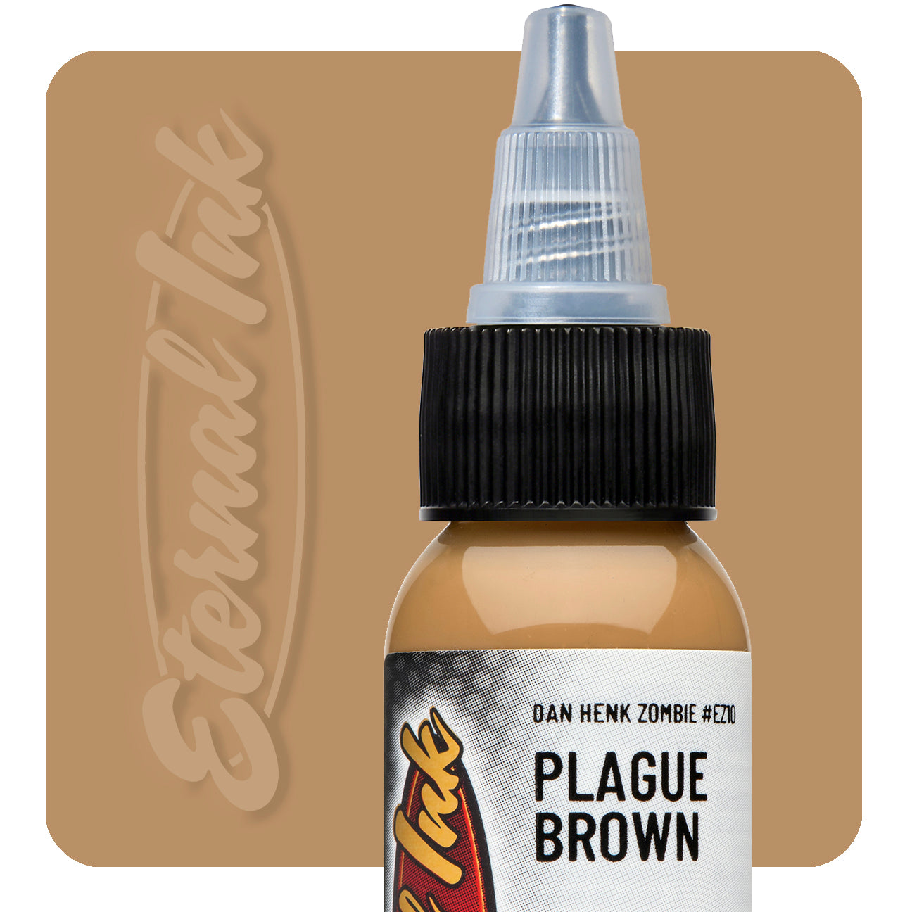 Eternal Zombie Colors Plague Brown Ink - Premium Fountain Pen Ink for Calligraphy, Drawing & Artistic Writing - Perfect for Halloween, Gothic & Dark Art Projects