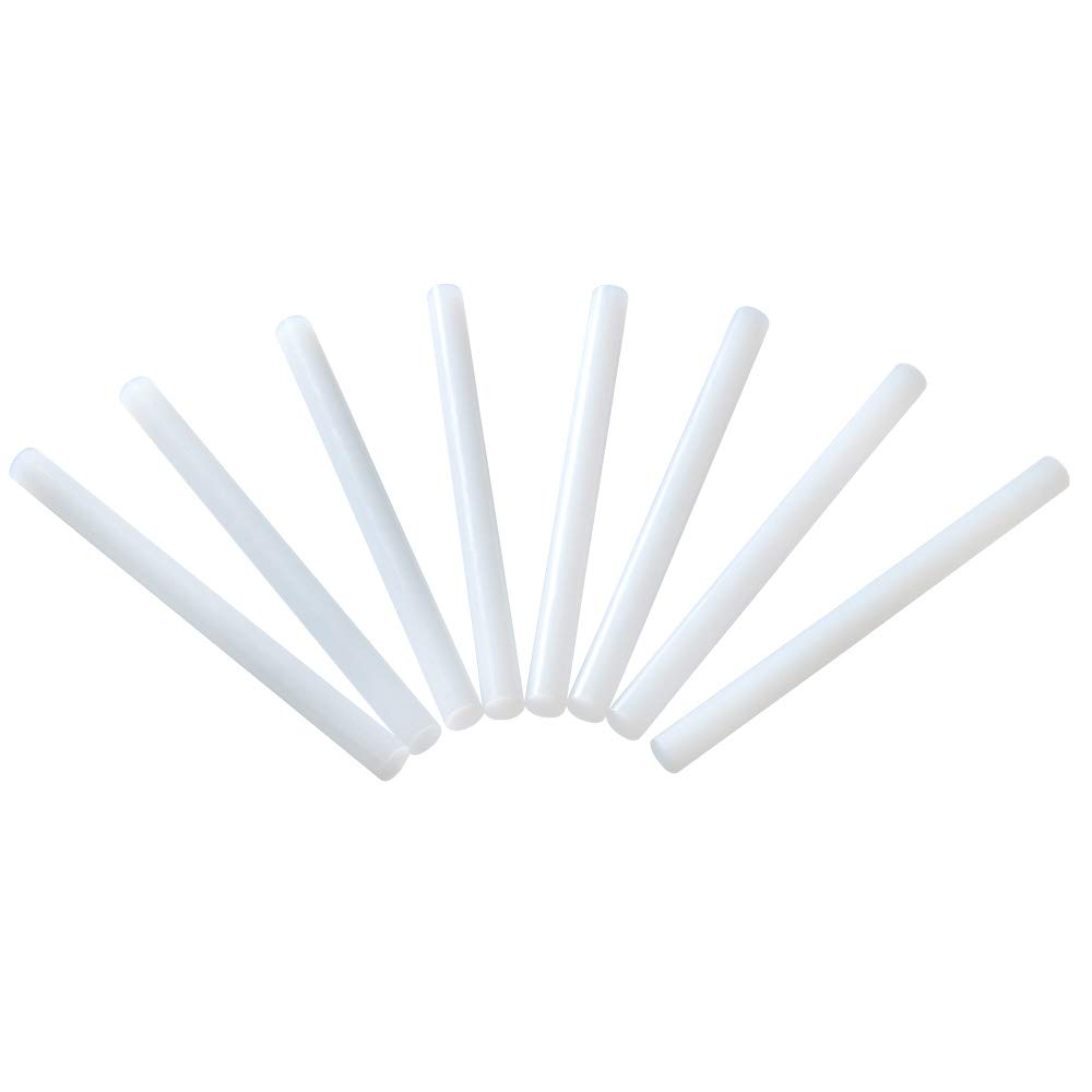 AdTech Stringless Premiere 50ct Hot Glue Sticks - 10 Inch Full Size White Glue Sticks for DIY Crafts, Woodworking & Home Repairs (50-Pack)