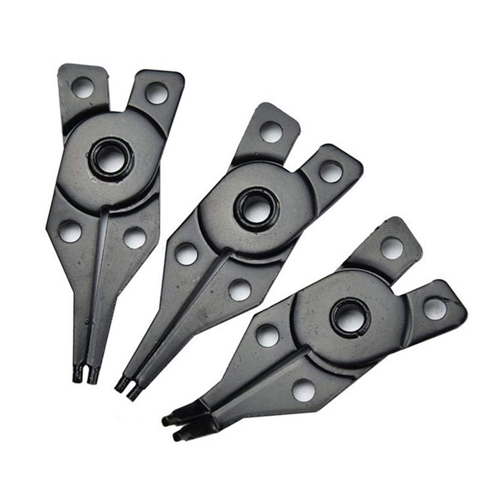 4-in-1 Multifunctional Retaining Ring Pliers Set - Auto-Lock Snap Ring Pliers for Internal & External Circlip Removal - Perfect for Automotive Repair, Machinery Maintenance & DIY Projects