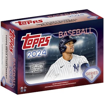 2024 Topps Series 2 Baseball Blaster Box - 36 Trading Cards with Exclusive Inserts & Rookies | Perfect for Collectors, Fantasy Sports & Gifts