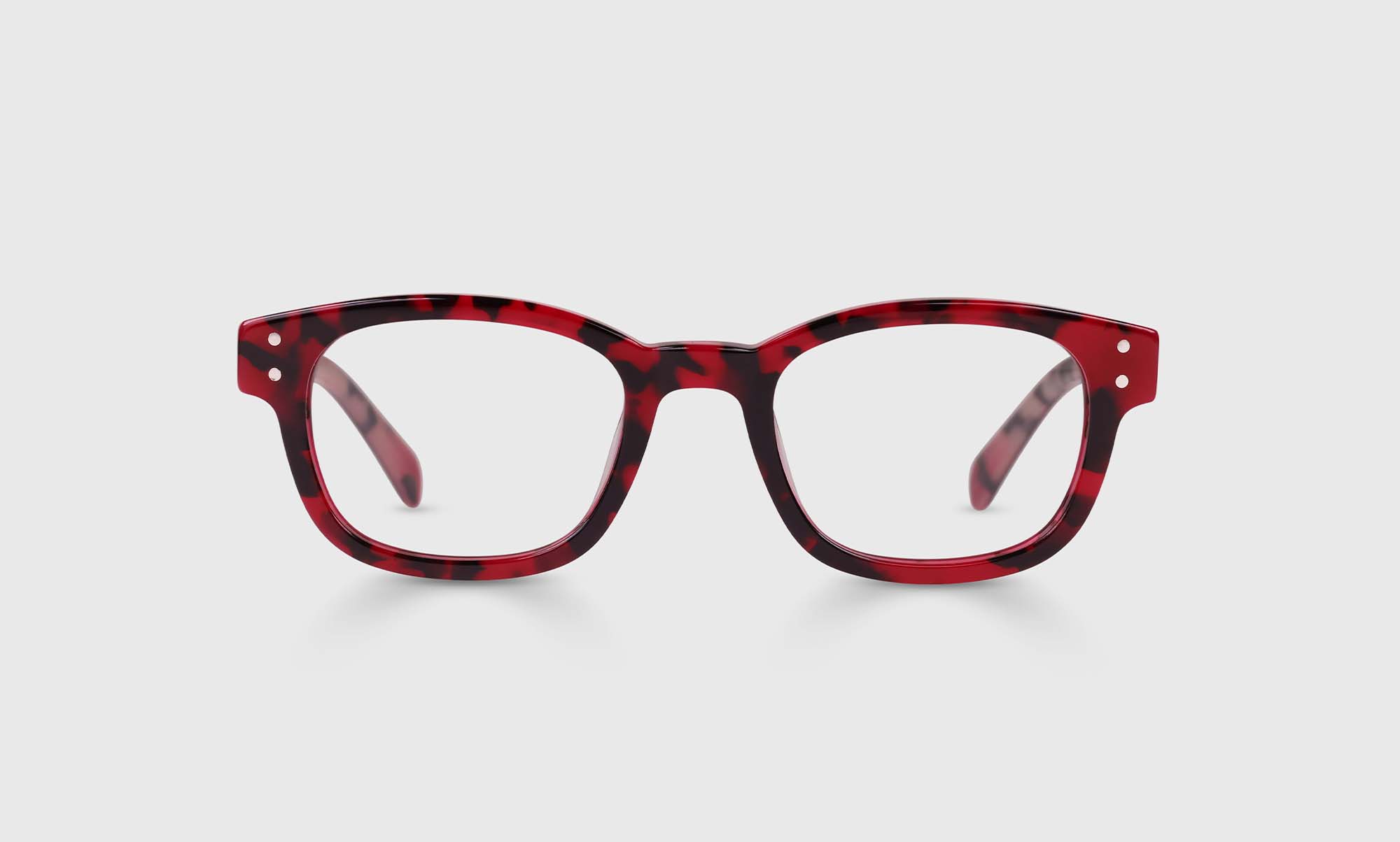 Biff Narrow Color 06 Poppy Red Tortoise Glasses Frame - Lightweight & Stylish Eyewear for Women & Men | Perfect for Reading, Work, and Fashion Accessories