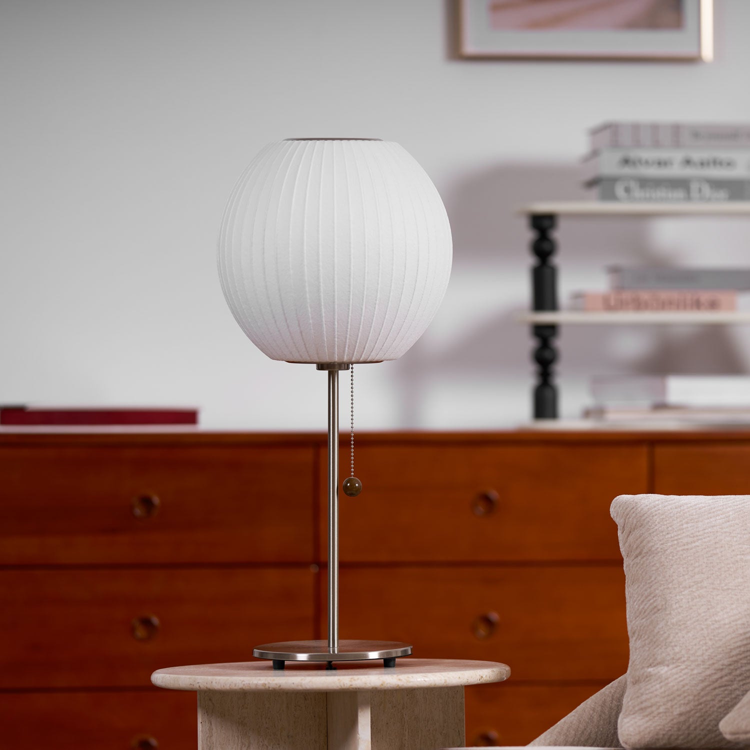 Nelson Table Lamp - Mid Century Modern LED Desk Lamp for Home & Office - Perfect for Living Room, Bedroom, or Study Lighting