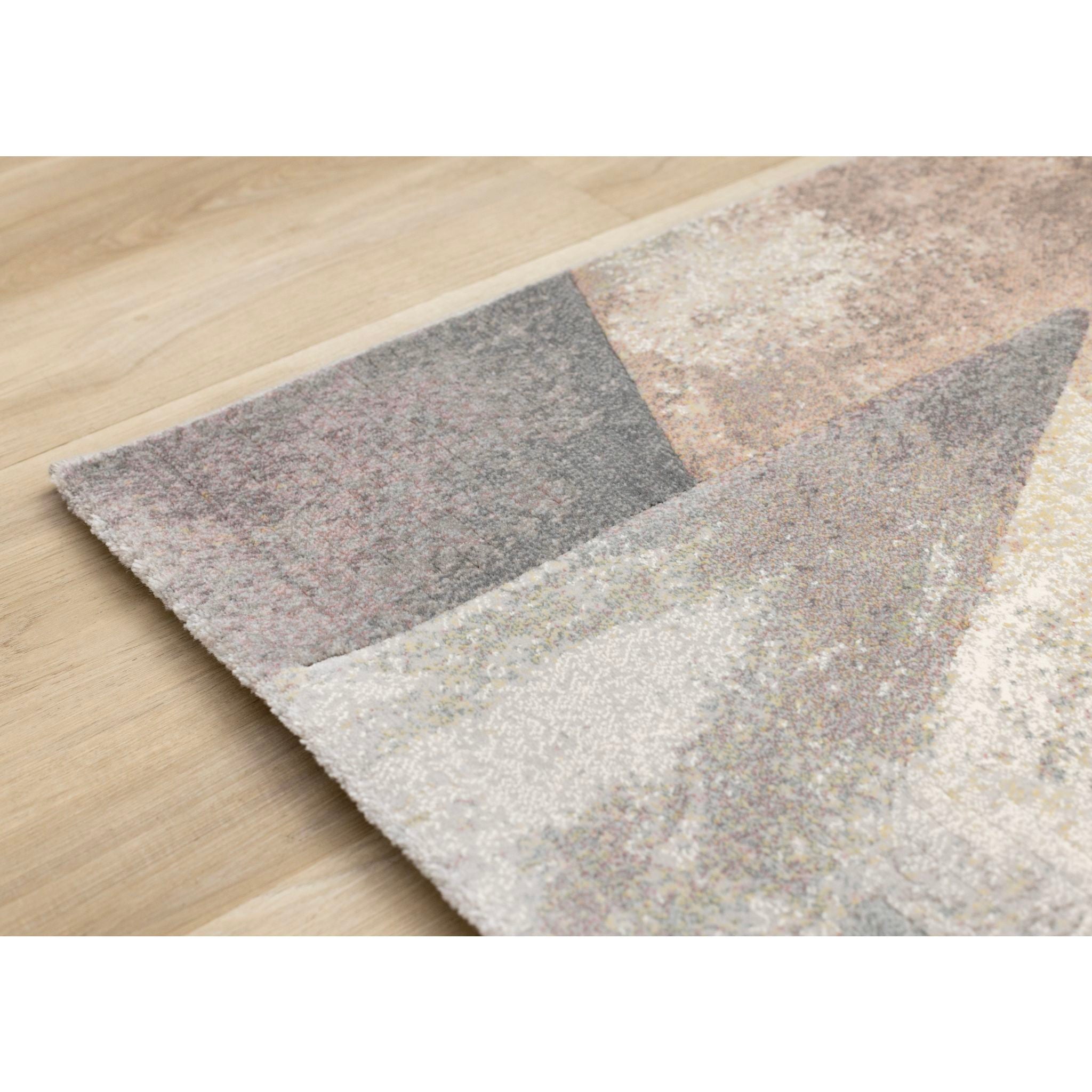 Soft Plush Aurora Area Rug 5x8 Feet - Non-Slip Modern Boho Rug for Living Room, Bedroom, Nursery - Machine Washable & Durable Home Decor
