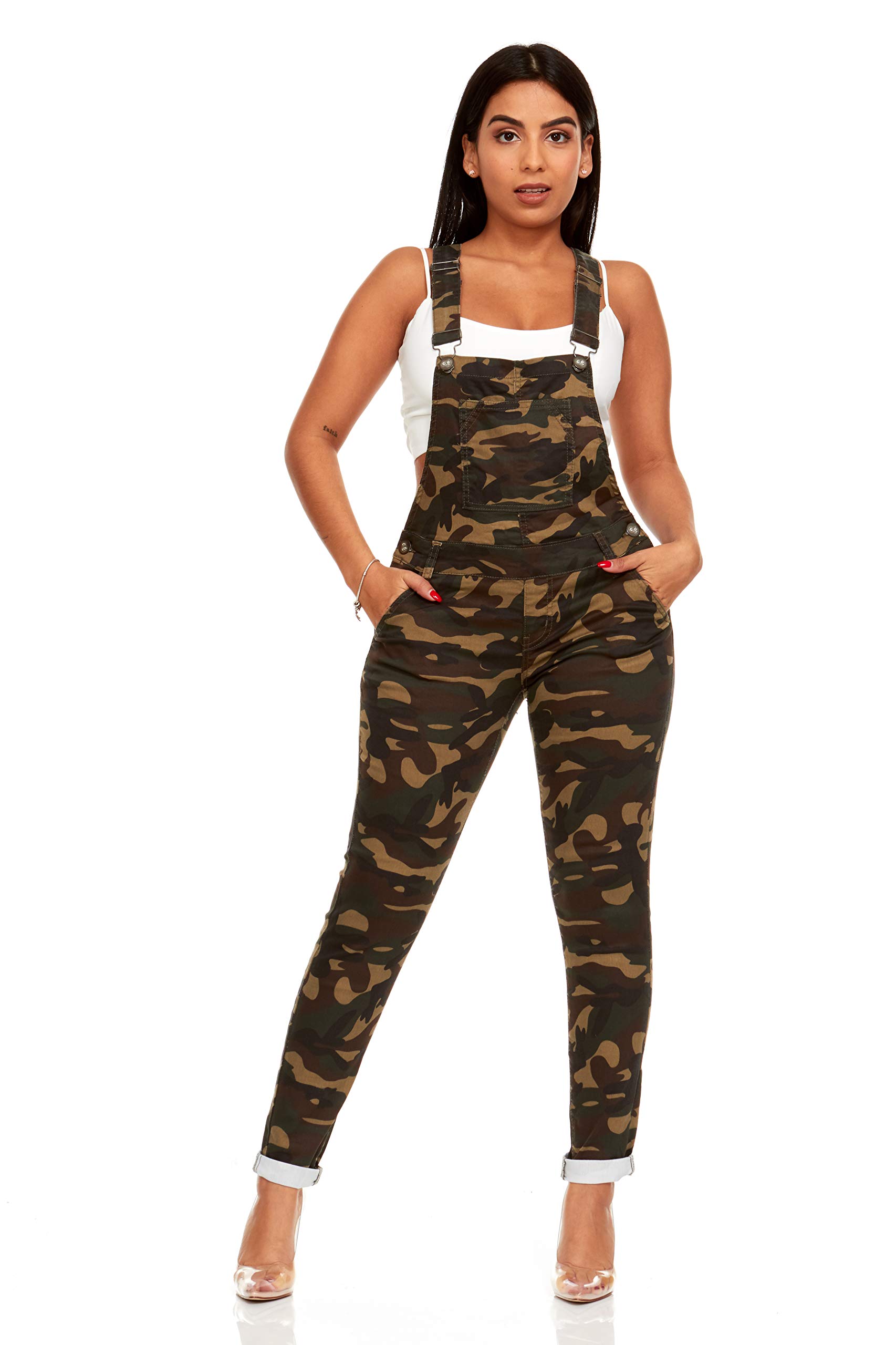 YDX Smart Jeans for Women - Stretch Denim Skinny Overalls & Long Pants | Solid or Ripped Styles | Perfect for Casual Wear, Street Fashion & Night Out