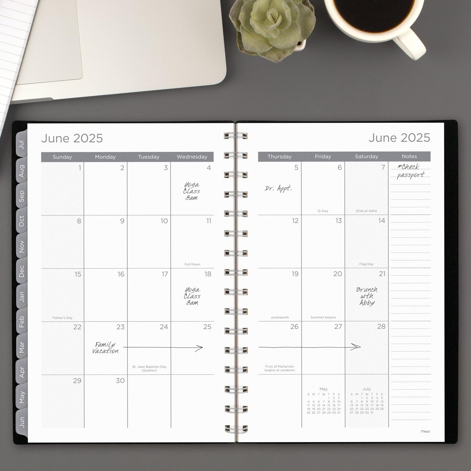2024-2025 Mead Academic Planner - Weekly & Monthly Organizer, 5.5