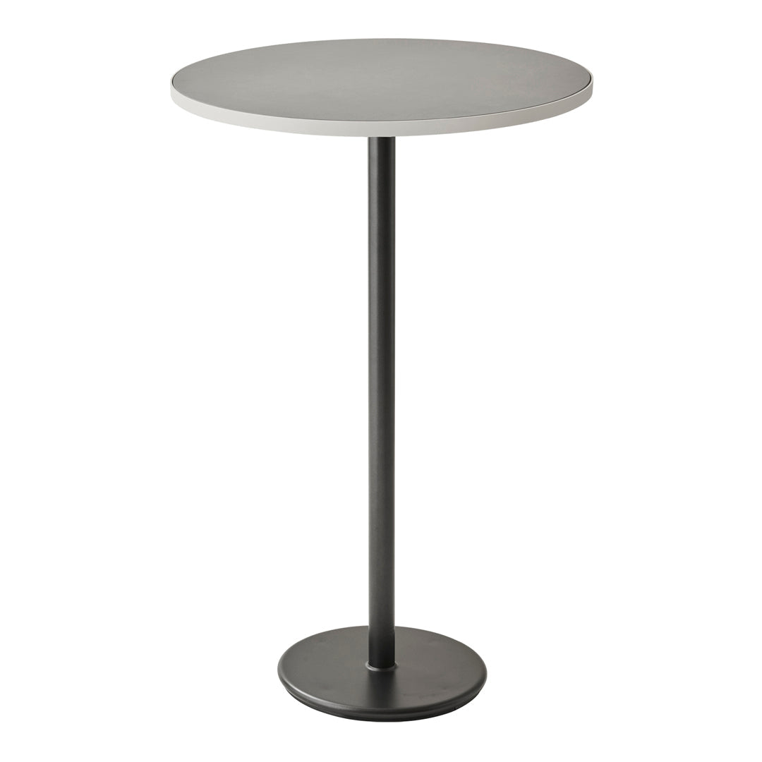 Round Bar Table for Home & Outdoor - Modern Pub Height Counter Table for Kitchen, Dining, Patio & Garden Parties