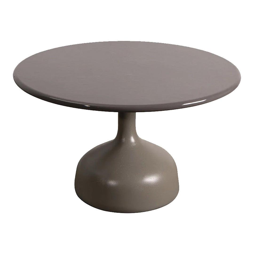 Modern Round Coffee Table with Tempered Glass Top - Large Size for Living Room, Lounge & Office Decor