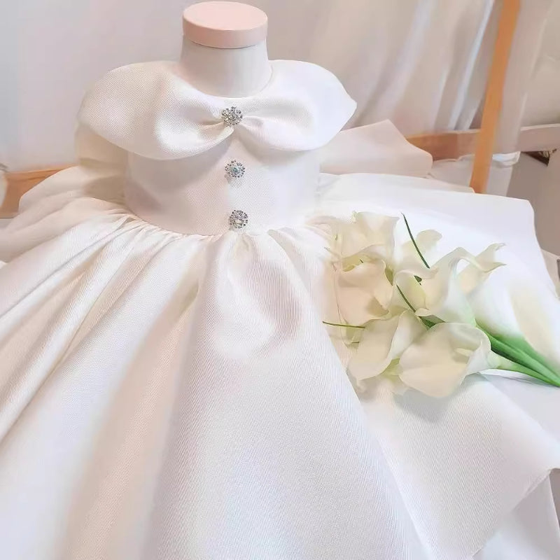 Elegant Baby Girl Flower Princess Dress for Weddings & Pageants – Toddler Formal Gown for Special Occasions, Birthday Parties & Photo Shoots