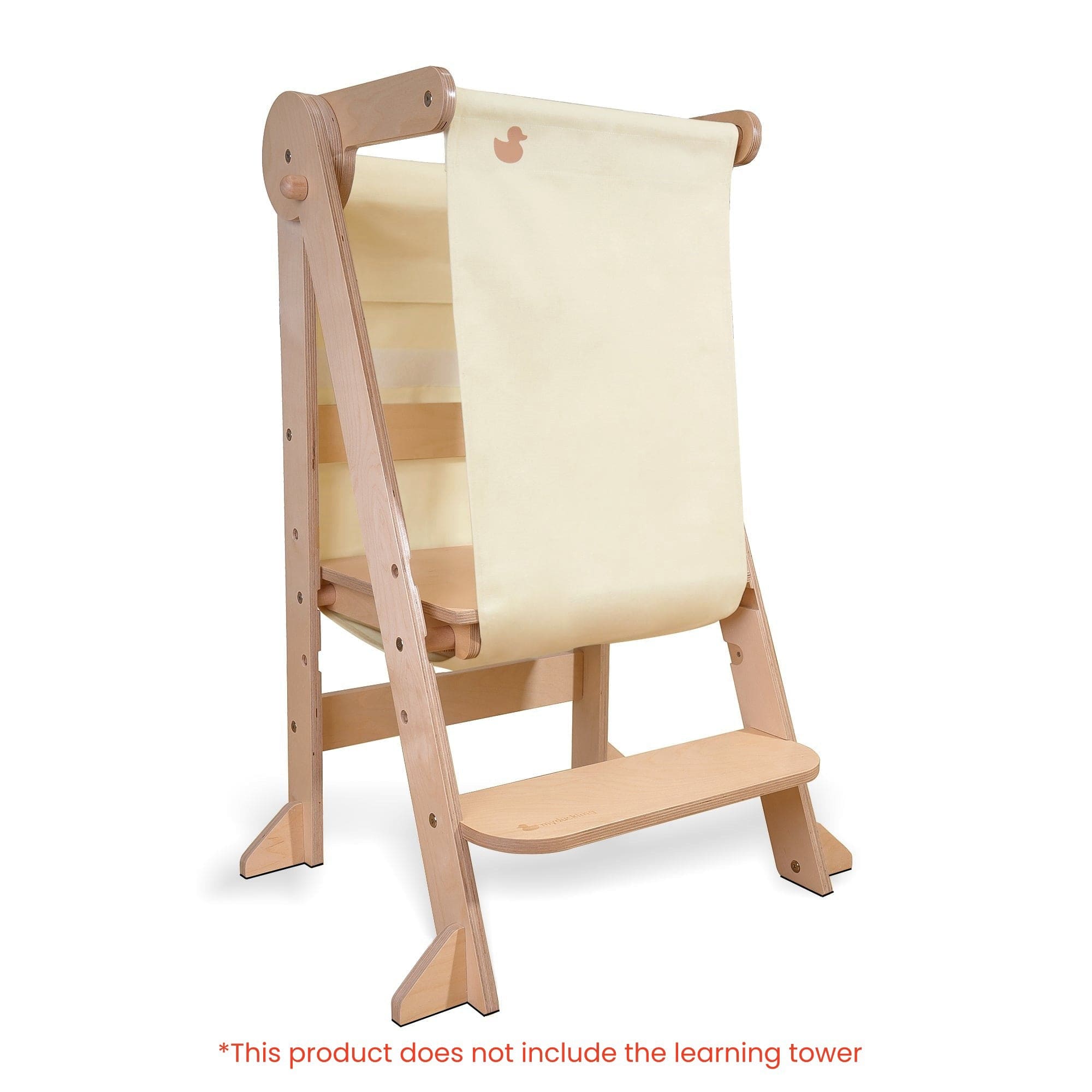 Montessori Learning Tower with Safety Rail - Adjustable Toddler Step Stool for Kitchen, Baking & Play - Safe Wooden Helper Tower for Kids Ages 2-6