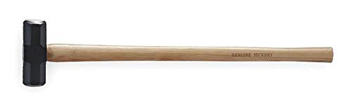 8 lb Sledge Hammer with 35-1/8 Inch Hickory Handle - Heavy Duty Demolition Tool for Construction, Masonry & DIY Projects